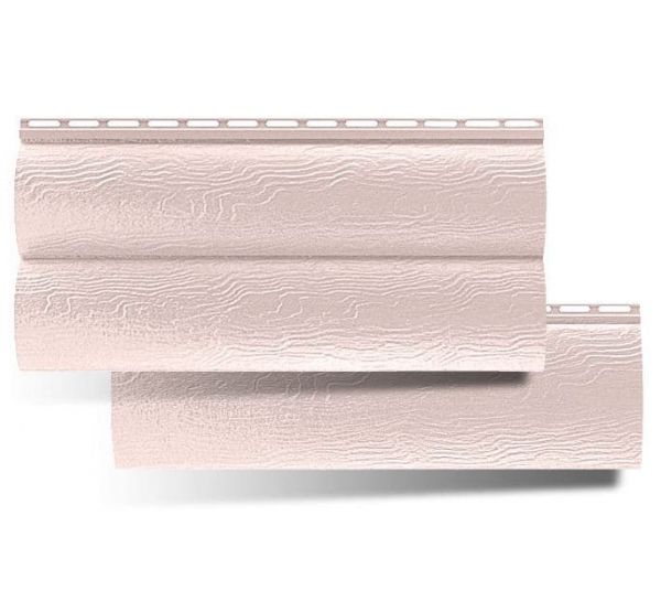 Виниловый сайдинг Blockhouse (Блокхаус - под бревно) Bh-02, Персиковый от производителя  Альта-профиль по цене 543 р