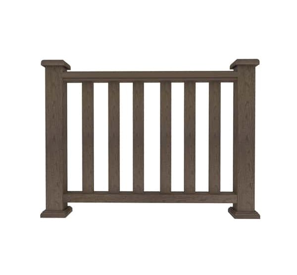 Ограждение из ДПК А1 коричневый от производителя Dortmax по цене 8 860 р Ограждение из ДПК А1 коричневый от производителя Dortmax по цене 8 860 р