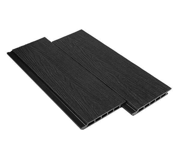 Фасадная панель из ДПК с текстурой дерева Vista 3D - Графит от производителя  Deckart (Россия) по цене 520 р