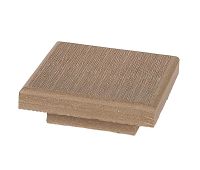 Крышка ДПК для столба 100x100 Орех