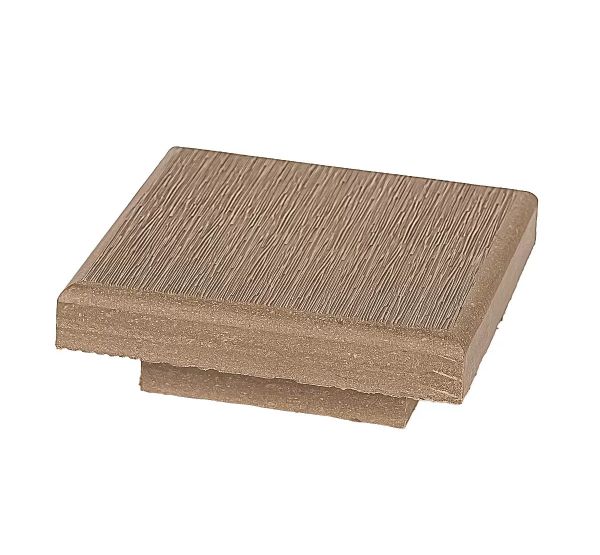 Крышка ДПК для столба 100x100 Орех от производителя  Deckart (Россия) по цене 580 р