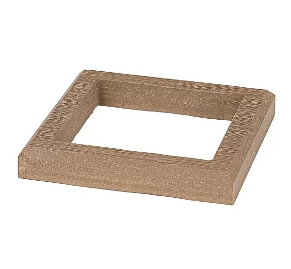 Рамка ДПК для столба 100x100 Орех от производителя  Deckart (Россия) по цене 700 р