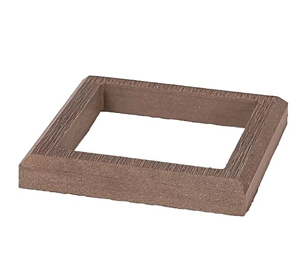 Рамка ДПК для столба 100x100 Шоколад от производителя  Deckart (Россия) по цене 700 р