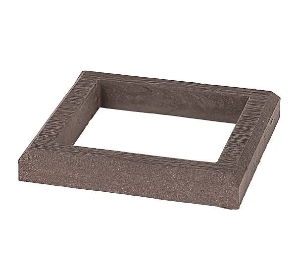 Рамка ДПК для столба 100x100 Венге от производителя Deckart (Россия) по цене 700 р Рамка ДПК для столба 100x100 Венге от производителя Deckart (Россия) по цене 700 р