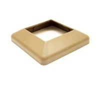 Крышка нижняя ПВХ для столба 100х100 Орех