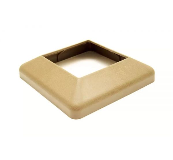 Крышка нижняя ПВХ для столба 100х100 Орех от производителя Deckart (Россия) по цене 293 р Крышка нижняя ПВХ для столба 100х100 Орех от производителя Deckart (Россия) по цене 293 р