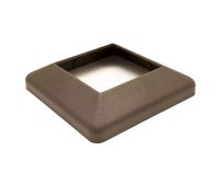 Крышка нижняя ПВХ для столба 100х100 Венге