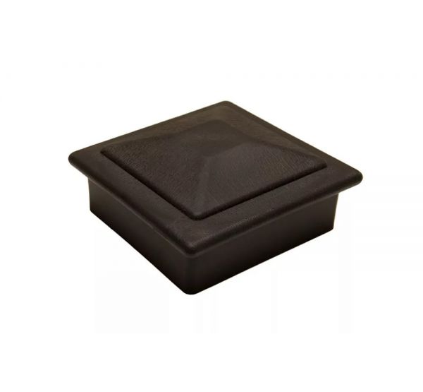 Крышка верхняя ПВХ для столба 125х125 Графит от производителя  Deckart (Россия) по цене 295 р