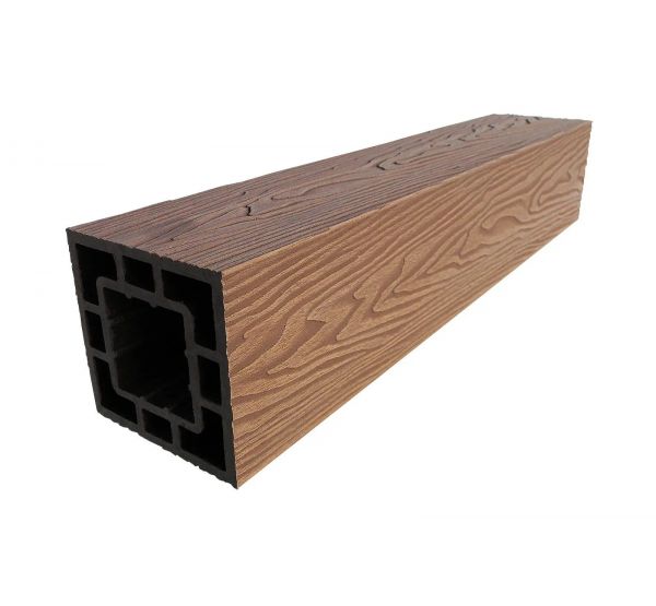 Столб опорный ДПК 125×125 Шоколад от производителя  Deckart (Россия) по цене 2 033 р