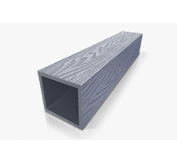 Столб опорный ДПК 100×100 Серый от производителя  Deckart (Россия) по цене 1 215 р