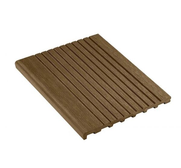 Ступень полнотелая из ДПК Step Орех от производителя  Deckart (Россия) по цене 2 500 р