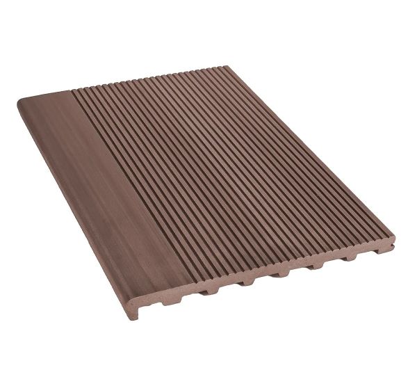 Ступень полнотелая из ДПК Optimum Махагон от производителя  Deckart (Россия) по цене 2 100 р