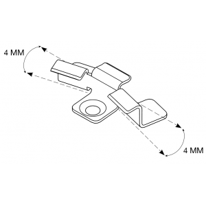 Кляймер монтажный от производителя  RusDecking по цене 26 р