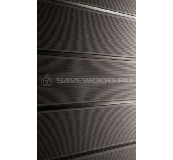 Профиль ДПК для заборов SW Agger Темно-коричневый глянцевый бесшовный от производителя  Savewood по цене 684 р