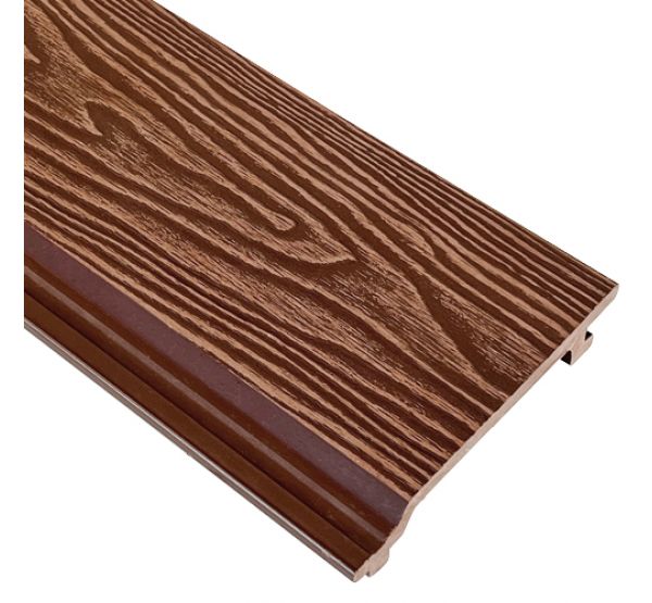 Фасадная панель Wood-X 156х21 Коричневый 3D от производителя  EasyDecking по цене 523 р