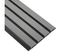 Реечная Фасадная панель Wood-X 219х26 (Шлифованная) Серый