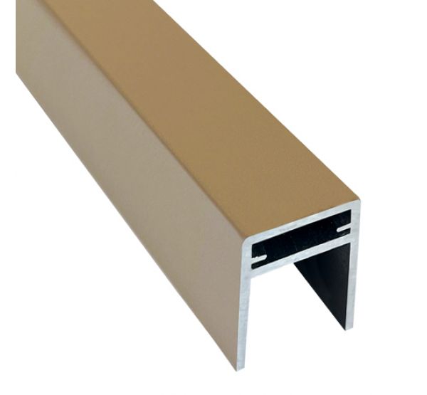 П-профиль алюминиевый 35x25 Дуб от производителя EasyDecking по цене 750 р П-профиль алюминиевый 35x25 Дуб от производителя EasyDecking по цене 750 р