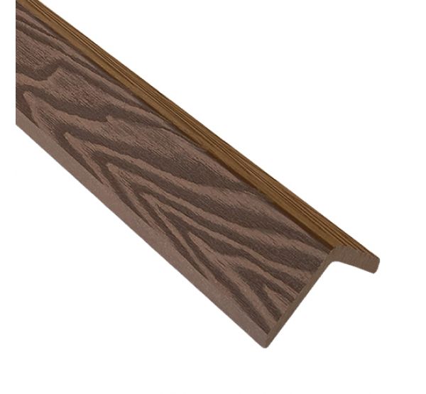 Уголок ДПК Wood-Х 50х50.3D Коричневый от производителя EasyDecking по цене 380 р Уголок ДПК Wood-Х 50х50.3D Коричневый от производителя EasyDecking по цене 380 р