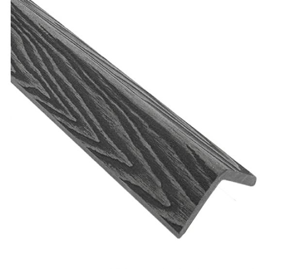 Уголок ДПК Wood-Х 50х50.3D Серый от производителя EasyDecking по цене 380 р Уголок ДПК Wood-Х 50х50.3D Серый от производителя EasyDecking по цене 380 р