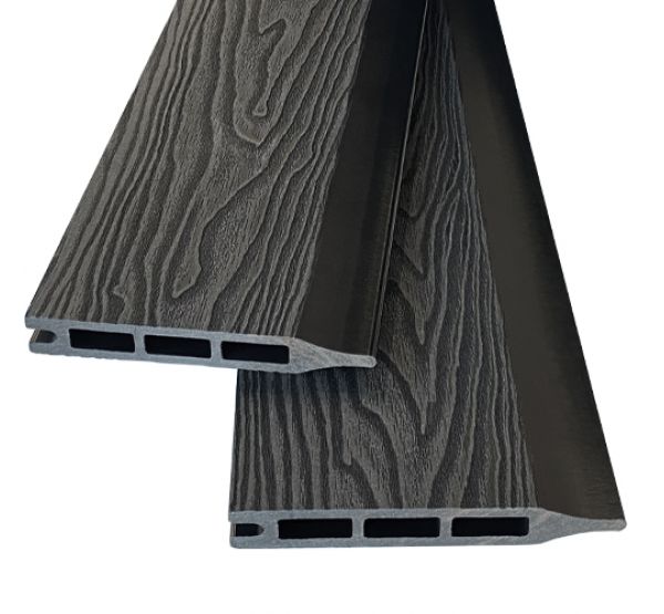 Заборная панель (шип-паз) Wood-X 146х20 Чёрное дерево 3D от производителя  EasyDecking по цене 510 р