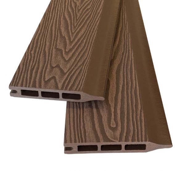 Заборная панель (шип-паз) Wood-X 146х20 Коричневый 3D от производителя  EasyDecking по цене 510 р