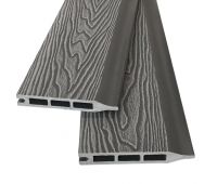 Заборная панель (шип-паз) Wood-X 146х20 Серый 3D