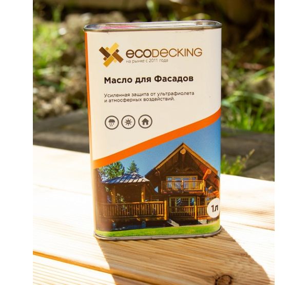 Масло для фасадов от производителя  Ecodecking по цене 680 р