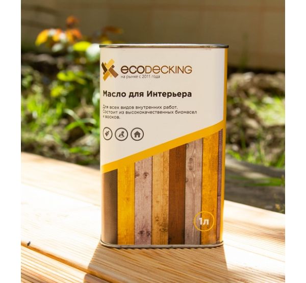 Масло для интерьера от производителя  Ecodecking по цене 680 р