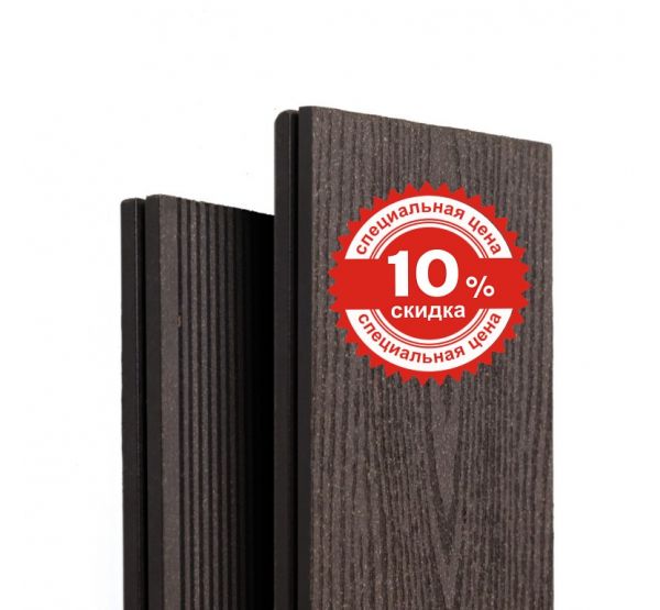 Террасная доска ДПК Tehno пустотелая Венге от производителя  Ecodecking по цене 453 р