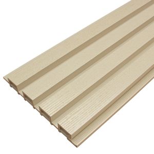 Доска Фасадная из ДПК Wood Рейка Слоновая кость от производителя  Faynag по цене 842 р