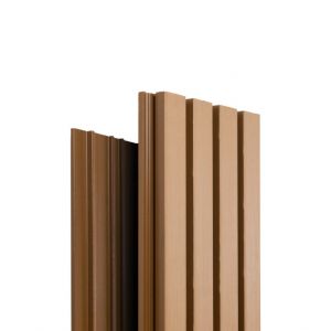 Реечная фасадная панель Техно Бронза от производителя  Ecodecking по цене 956 р