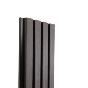 Реечная фасадная панель Техно Графит от производителя  Ecodecking по цене 921 р