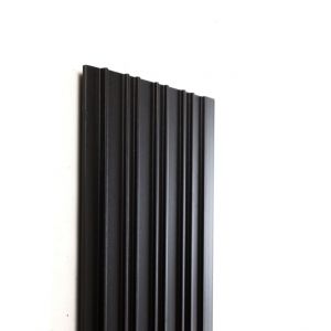 Реечная фасадная панель Техно Графит от производителя  Ecodecking по цене 921 р