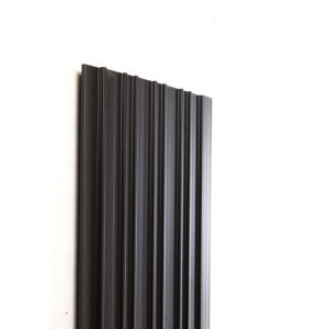 Реечная фасадная панель Техно Серый от производителя  Ecodecking по цене 956 р