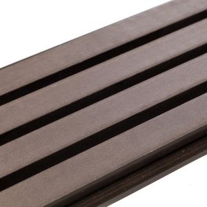 Реечная фасадная панель Техно Венге от производителя  Ecodecking по цене 921 р