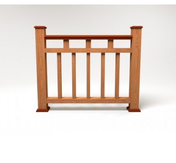 Ограждение ДПК цвет Терракот Сборка №1 от производителя Faynag по цене 6 195 р Ограждение ДПК цвет Терракот Сборка №1 от производителя Faynag по цене 6 195 р