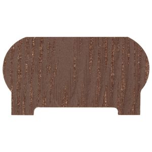 Заглушка торцевая для перил ДПК 95х50 Шоколад от производителя  Faynag по цене 385 р