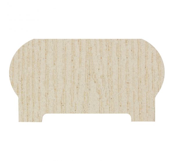 Заглушка торцевая для перил ДПК 95х50 Слоновая кость от производителя  Faynag по цене 385 р