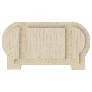 Заглушка торцевая для перил ДПК 95х50 Слоновая кость от производителя  Faynag по цене 385 р