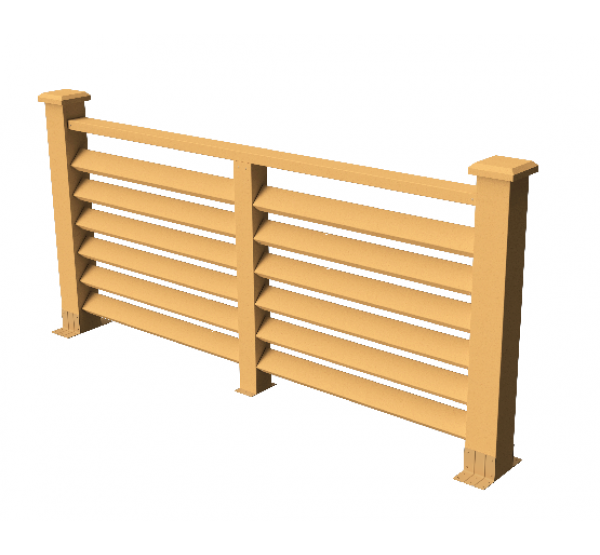 Декоративные ограждения ДПК "Босфор", Песчаник, шлифованное от производителя GrinderDeco по цене 7 591 р Декоративные ограждения ДПК "Босфор", Песчаник, шлифованное от производителя GrinderDeco по цене 7 591 р