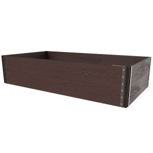 Доска из ДПК для грядок Nautic Prime 35х450х2950мм Венге от производителя  NanoWood по цене 1 500 р