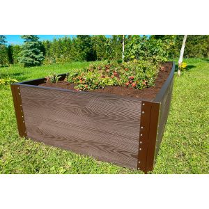 Доска из ДПК для грядок Nautic Prime 35х450х2950мм Венге от производителя  NanoWood по цене 1 500 р