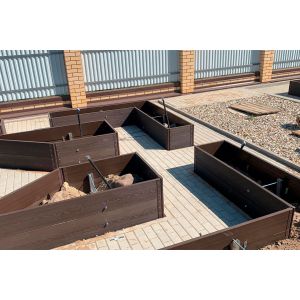 Доска из ДПК для грядок Nautic Prime 35х450х2950мм Венге от производителя  NanoWood по цене 1 500 р