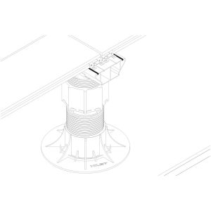 Лага алюминиевая Hilst JOIST стыковочная PRO MAX 100x40x4000мм от производителя  Holzhof по цене 1 800 р