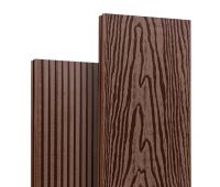 Террасная доска ДПК PRO 2 (усиленная) 150х24 Каштан