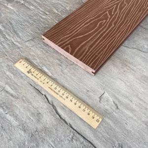 Террасная доска ДПК Solid Полнотелая 150х21 Каштан от производителя  Latitudo по цене 880 р