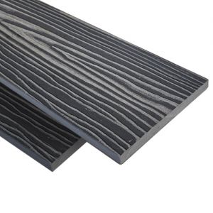 Заборная доска ДПК Estetic ( полнотелая) Серый от производителя  Latitudo по цене 565 р