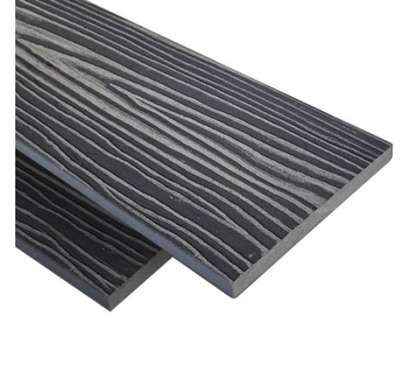 Заборная доска ДПК Estetic ( полнотелая) Серый от производителя  Latitudo по цене 565 р