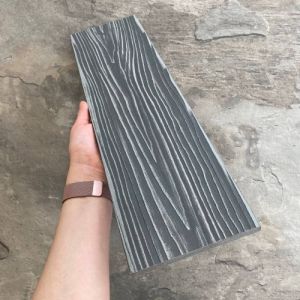 Заборная доска ДПК Estetic ( полнотелая) Серый от производителя  Latitudo по цене 565 р