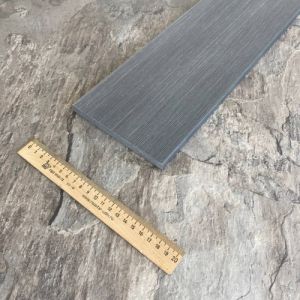 Заборная доска ДПК Modern ( полнотелая) Серый от производителя  Latitudo по цене 622 р